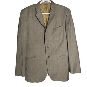 Burberry London Tan Two Button Blazer Sportscoat